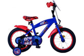 Sonic Prime Kinderfiets 14 Inch - Blauw Rood - Veilig met Handrem en Terugtraprem | Fitmarkt - Stoere en veilige 14 inch jongensfiets in blauw en rood met handrem en terugtraprem voor extra veiligheid